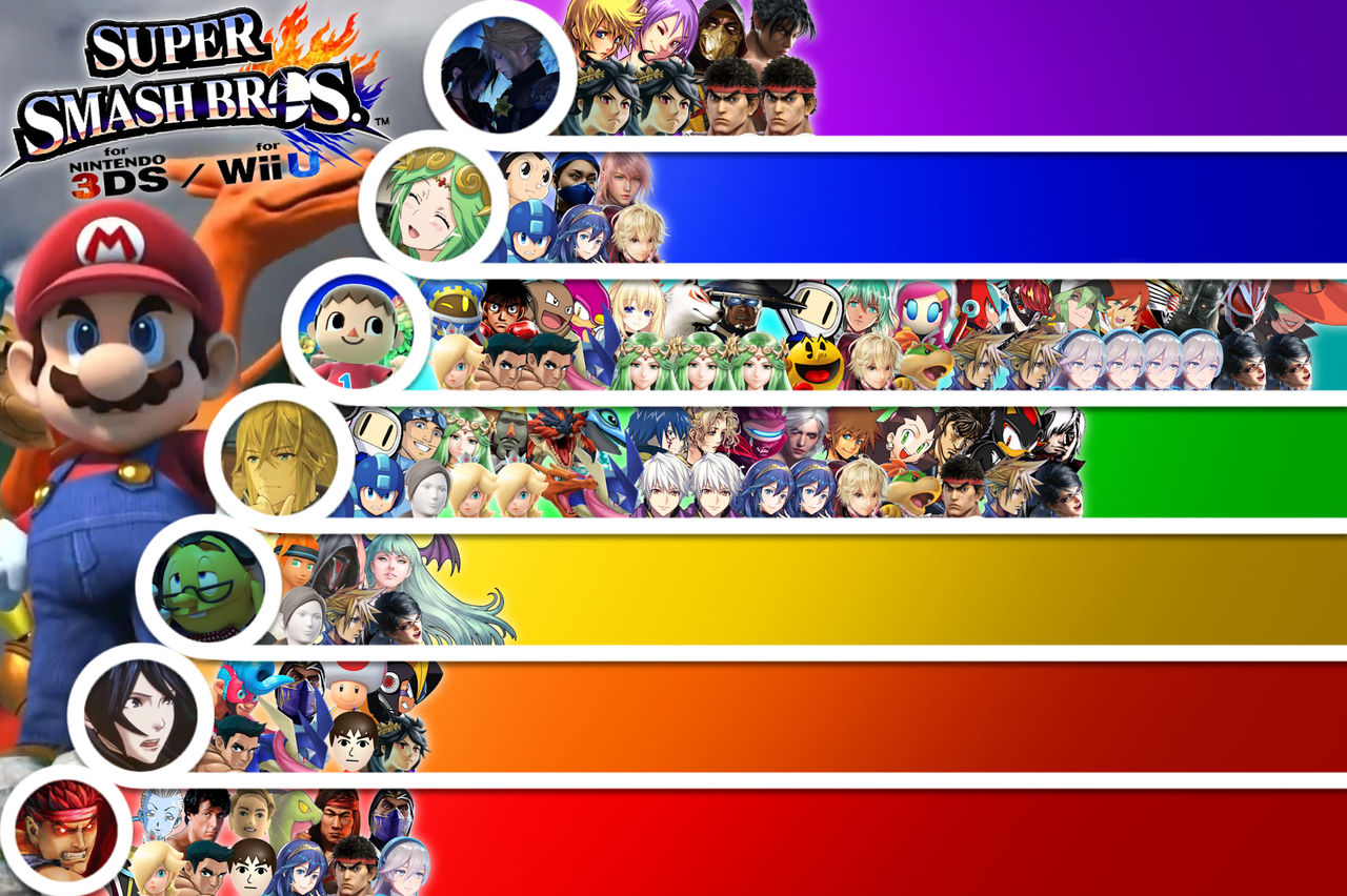 Matchup Notes Smash Matchup Tier List: Super Smash Bros. 4 Newcomers by GreekDBW on DeviantArt