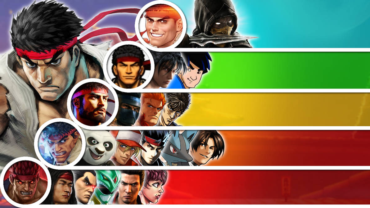 Trendy Ryu Tier Matchup Tier List: Ryu by GreekDBW on DeviantArt