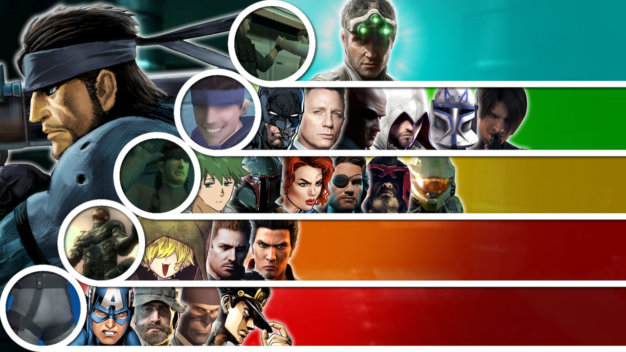 Matchup Tier List: Solid Snake by GreekDBW on DeviantArt