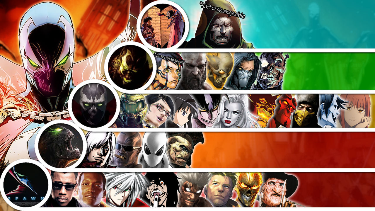 Matchup Tier List: Spawn (Remake 2) by GreekDBW on DeviantArt