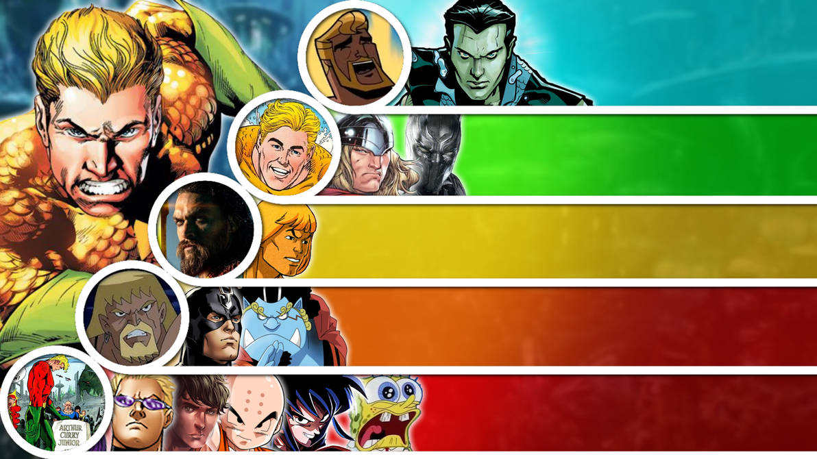 Matchup Tier List: Aquaman by GreekDBW on DeviantArt