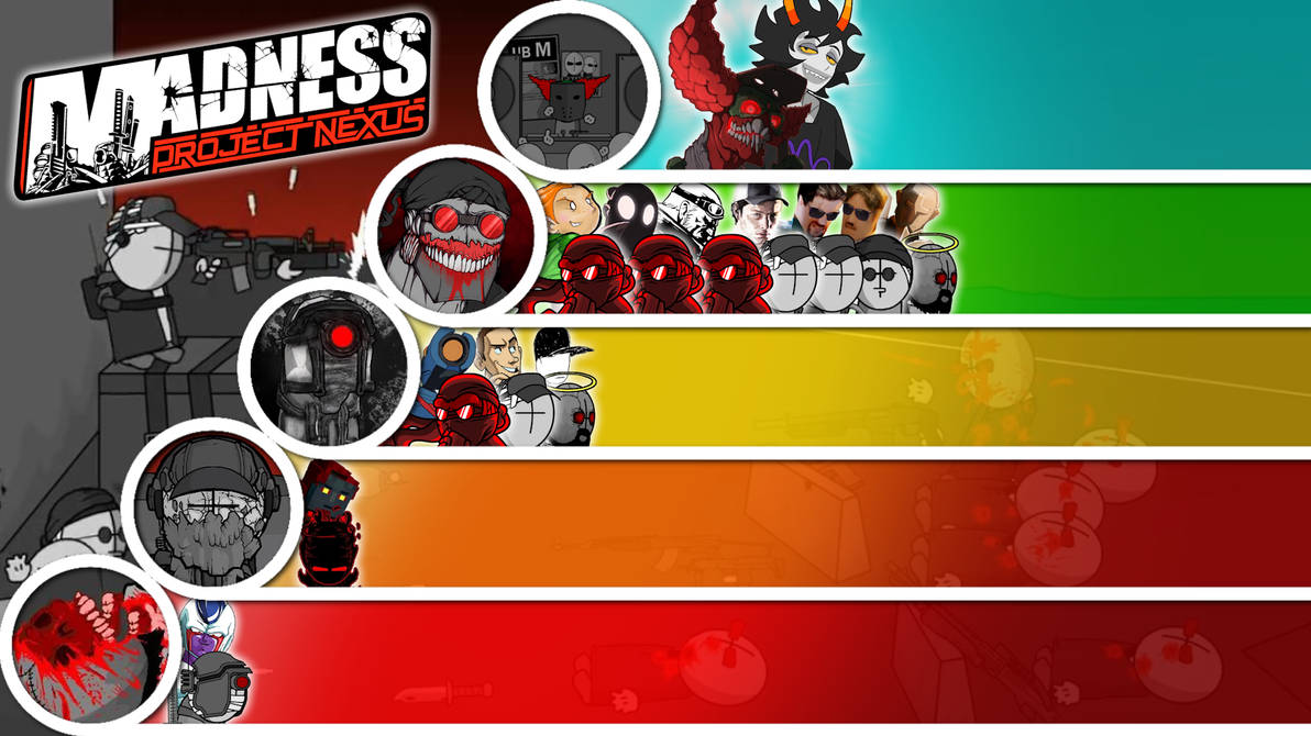 Matchup Tier List: Madness Combat by GreekDBW on DeviantArt
