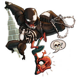 Venom and Spiderman