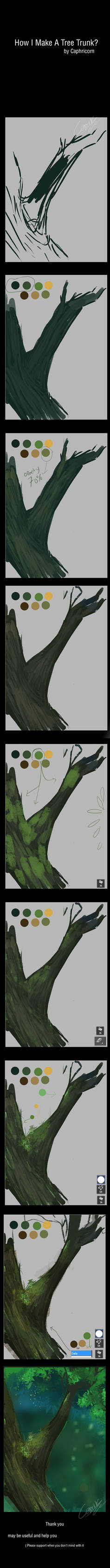 How i Make a Tree Trunks by Closz on DeviantArt