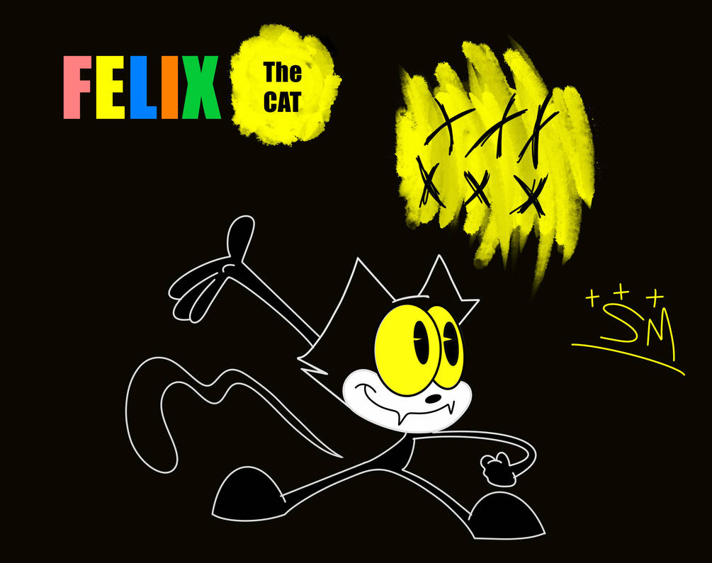 Felix the Cat redesign by SketchManToon on DeviantArt