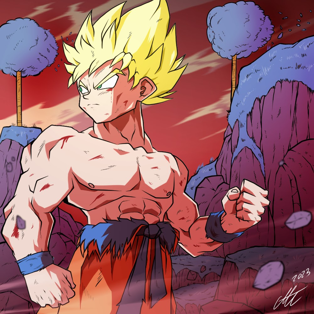 Goku Super Saiyajin - Freeza Saga by Djemerson on DeviantArt