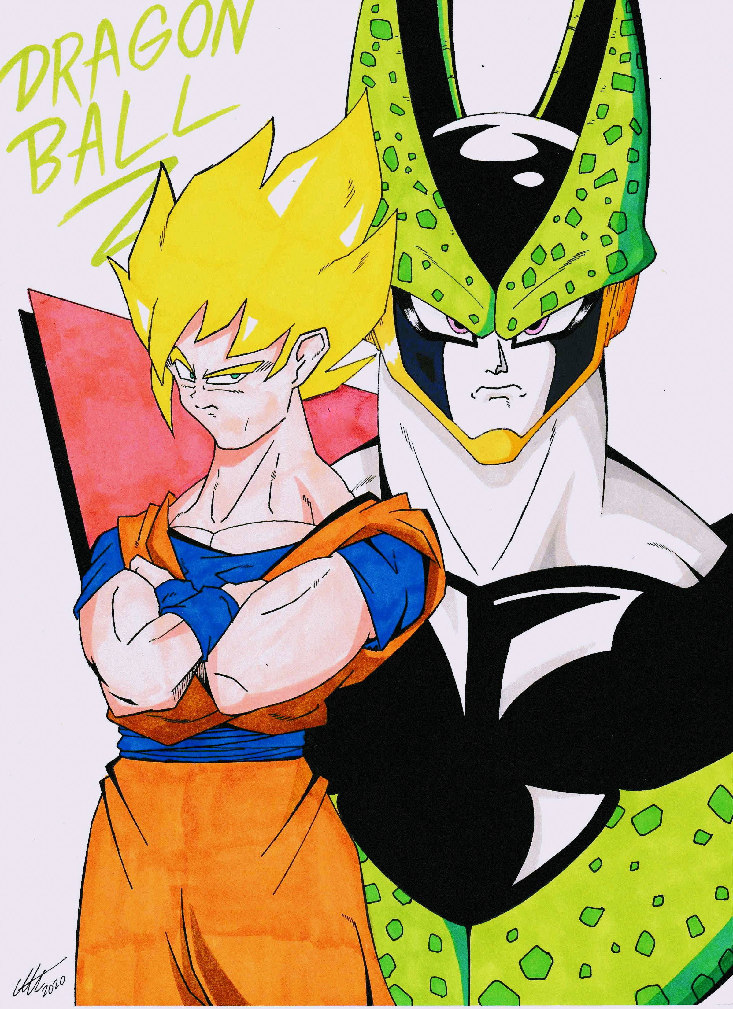 Goku Against Cell By Dontmindme1999 On DeviantArt goku-against-cell-by-dontmindme1999-on-deviantart