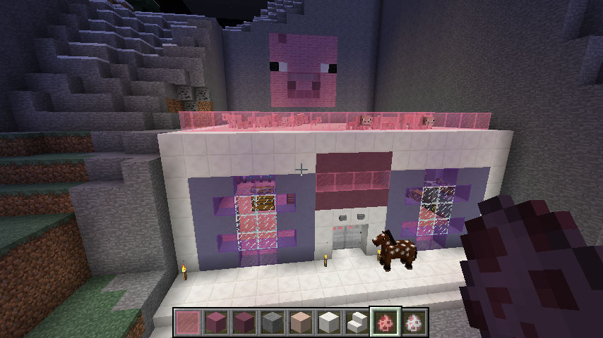 My Pink Minecraft House 1 Piggy Wall By Futzevogel On DeviantArt my-pink-minecraft-house-1-piggy-wall-by-futzevogel-on-deviantart