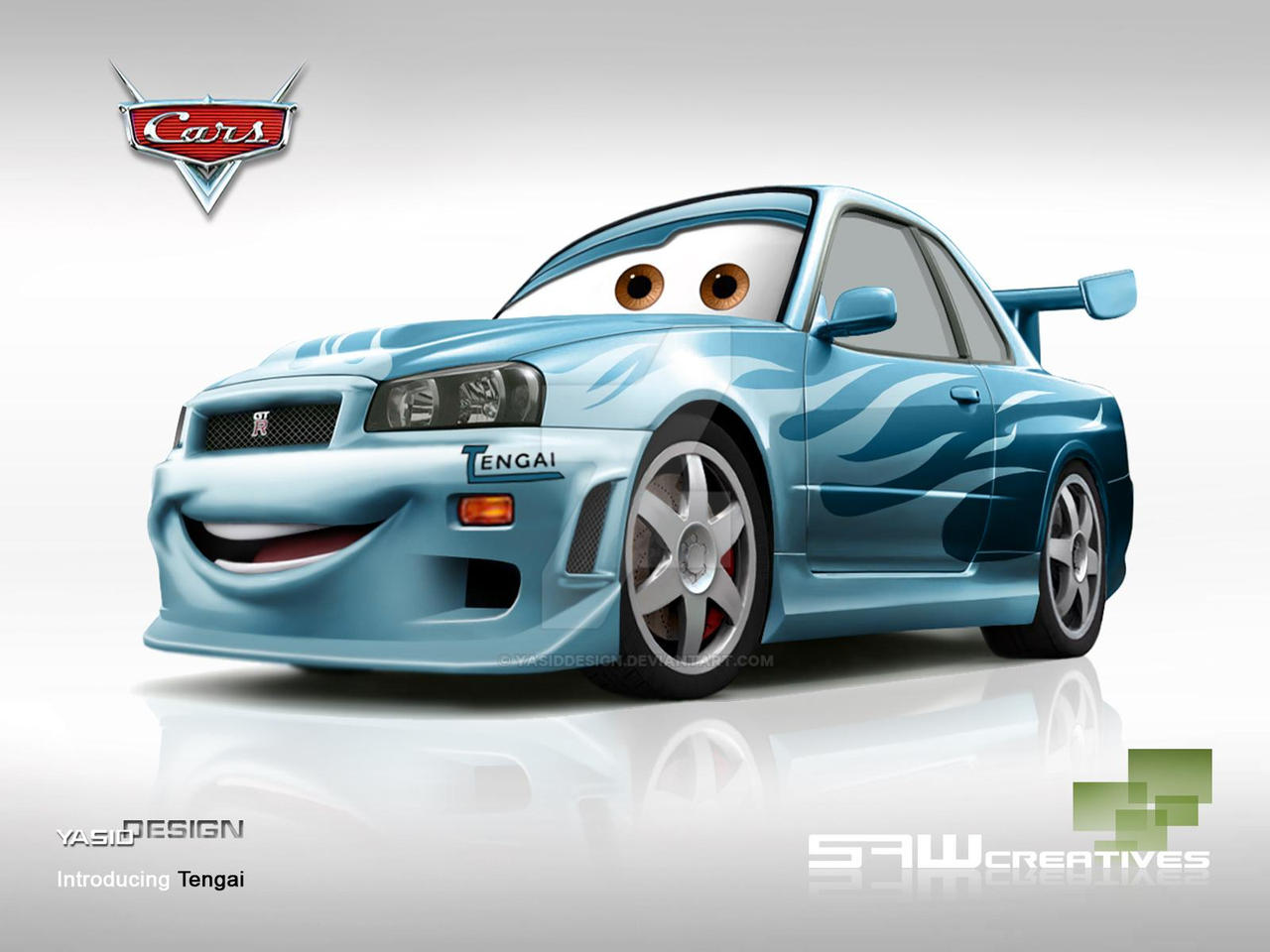Deviantart Cars Texture Disney Pixar cars TENGAI by yasiddesign on DeviantArt