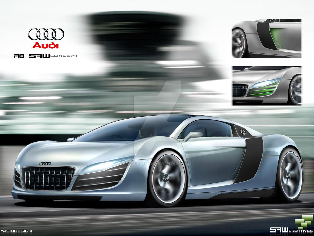 Avatar Audi R8 Audi R8 SAWconcept motion by yasiddesign on DeviantArt