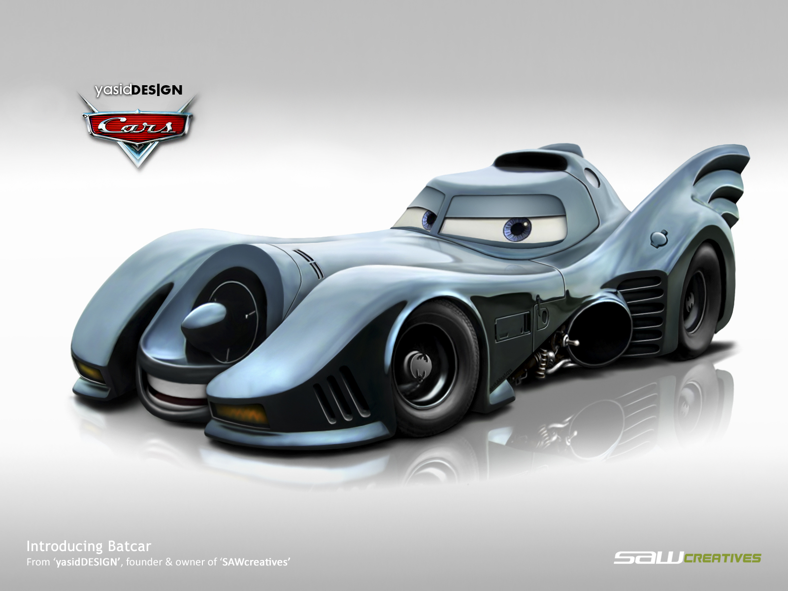Disney Cars - Batcar by yasiddesign on DeviantArt