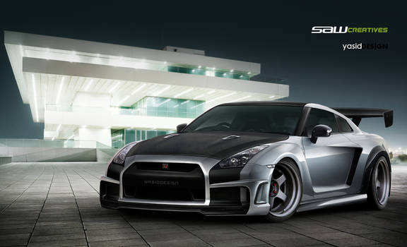 Skyline GTR 35 widebody1