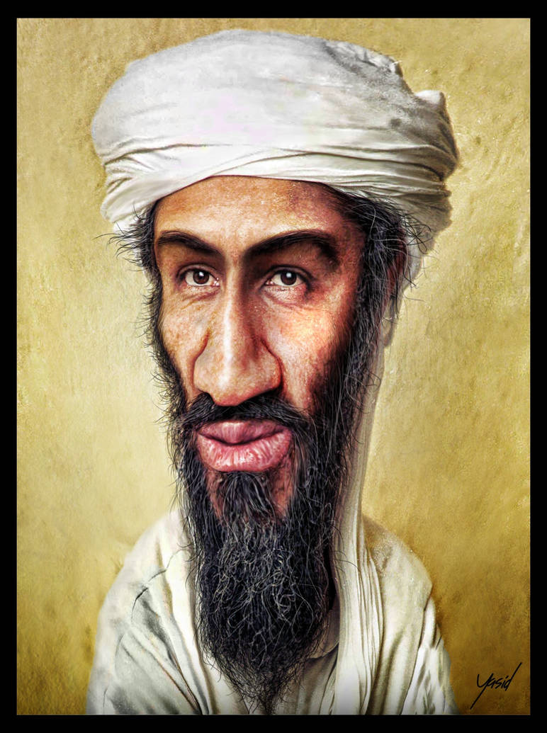 Osama Bin Laden_caricature by yasiddesign on DeviantArt