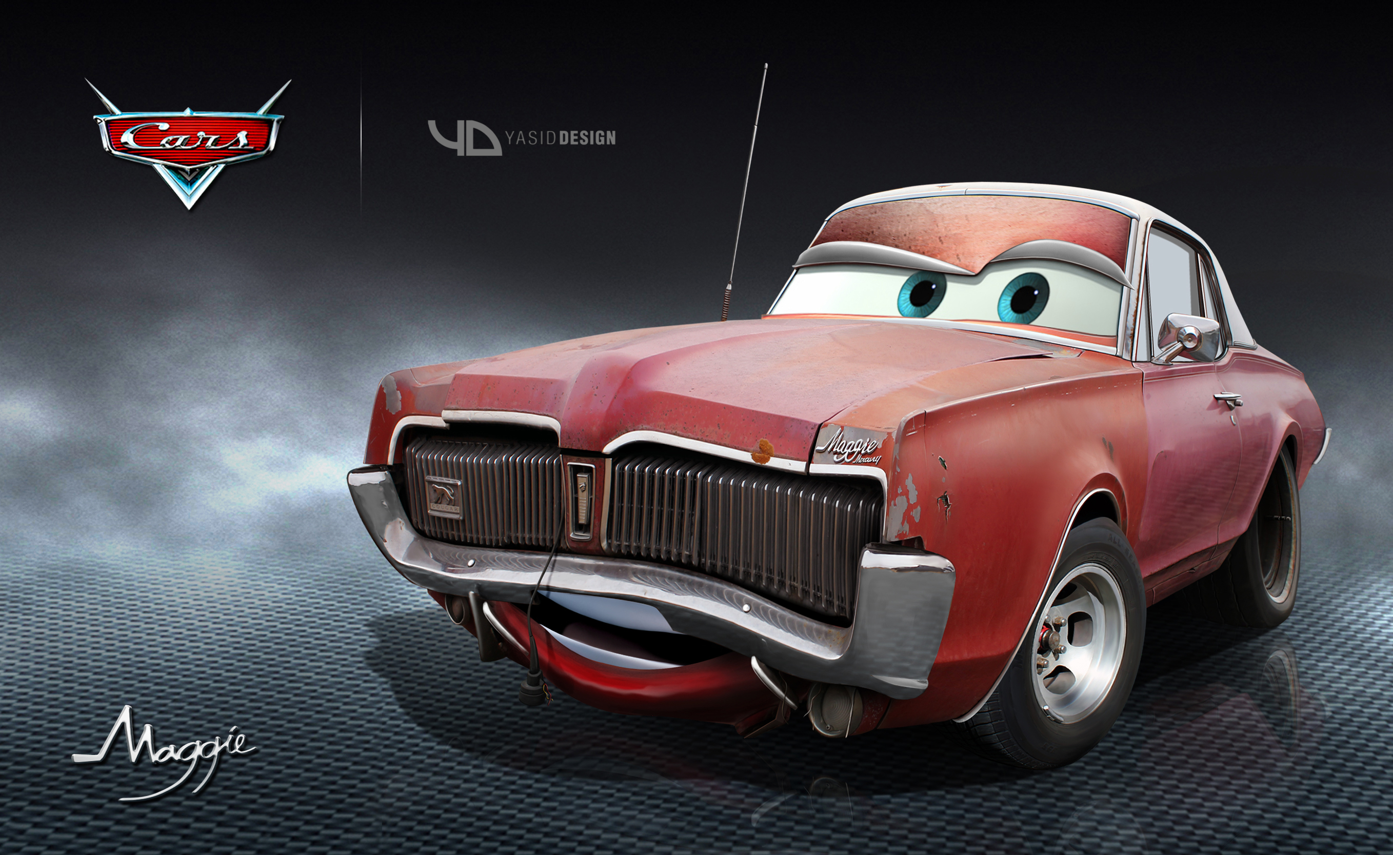 Maggie Disney pixar cars_yasidDESIGN