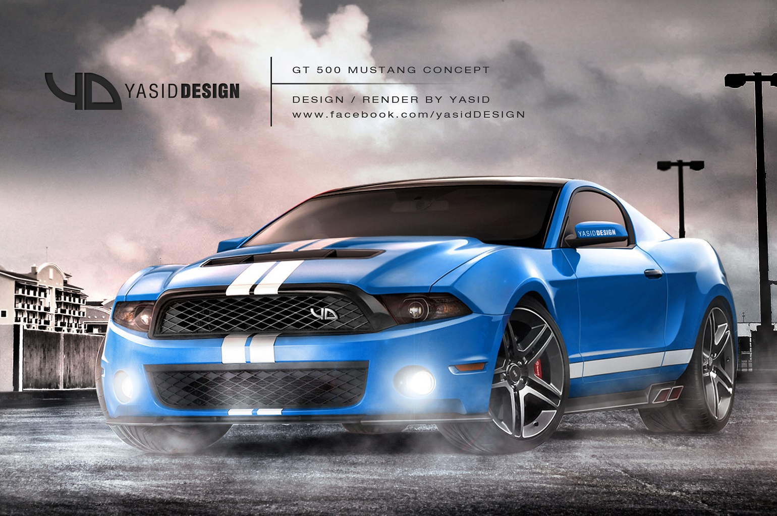 GT500 Mustang Concept yasidDESIGN front