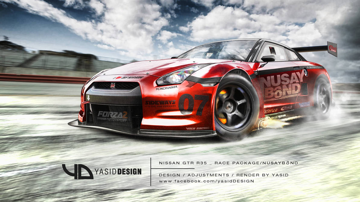 Nissan GTR R35 Race Package_Nusaybond by yasiddesign on DeviantArt