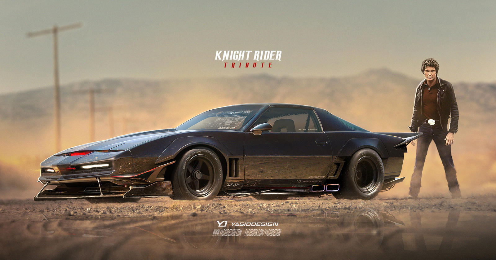 Updated Knight Rider Trans Am Knight Rider Tribute Pontiac Trans Ama by yasiddesign on DeviantArt