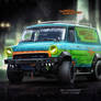 Mystery Machine Ford Transit ScoobyDoo series