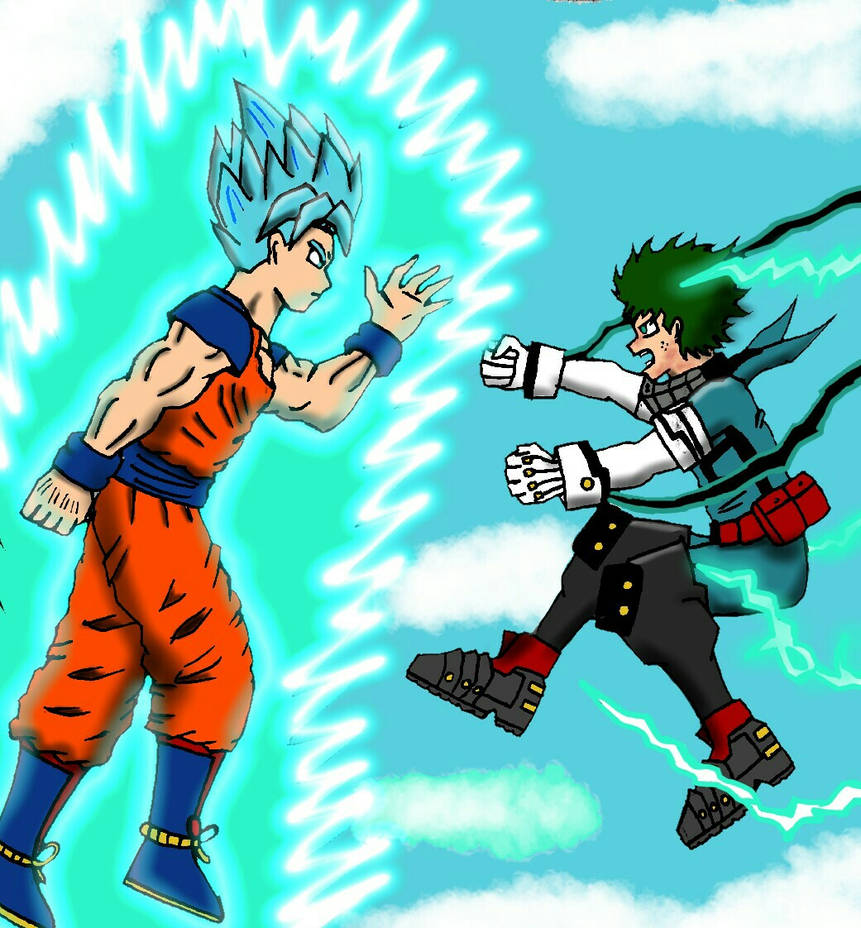 Goku Vs Deku By Drextim On Deviantart Goku Vs Deku By Drextim On Deviantart