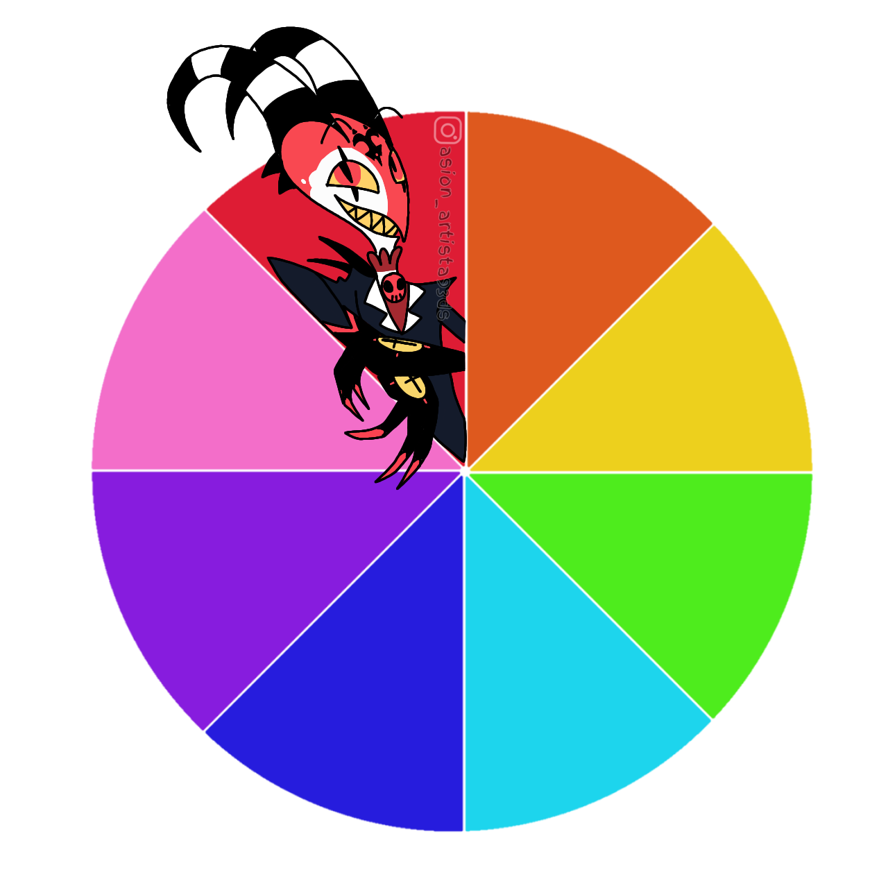 Color Wheel Challenge (in progress) by Asion-the-artlinxy on DeviantArt