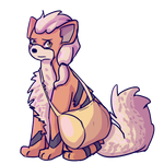 Growlithe Maya by random-ftw