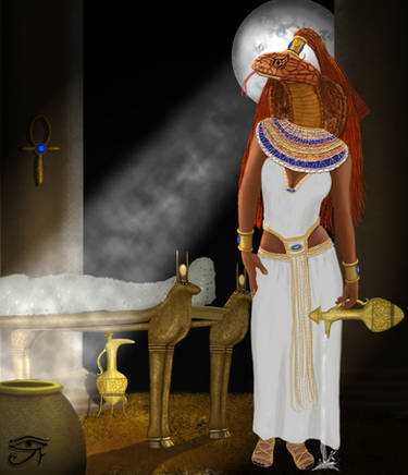 Kebechet Egyptian Goddess