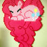 Pinkie Pie Heart Perler