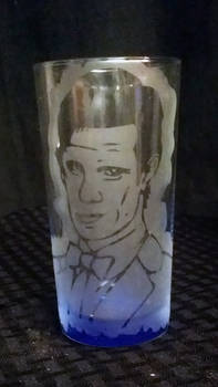 11th Doctor / Matt Smith Etched Glass