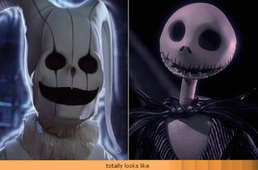 Luna Looks Exactly Like Jack Skellington