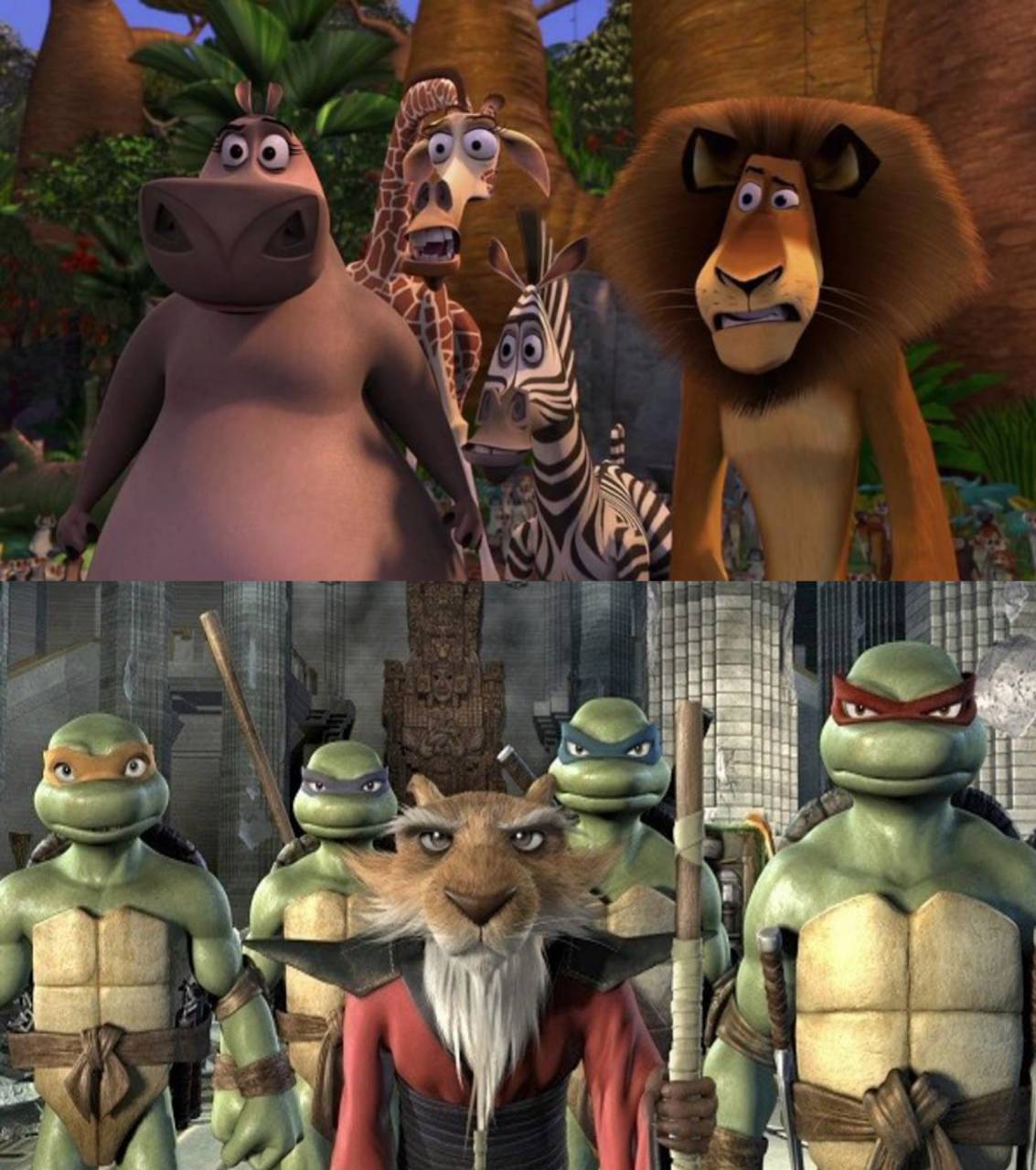 Madagascar Meets TMNT (2007) by myjosephpatty2002 on DeviantArt