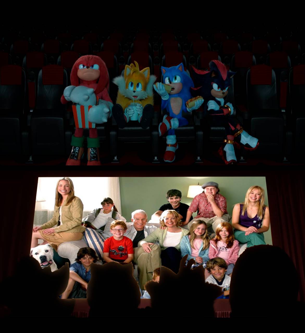 Sonic, Tails, Knuckles, And Shadow Watching CBTD by myjosephpatty2002 ...