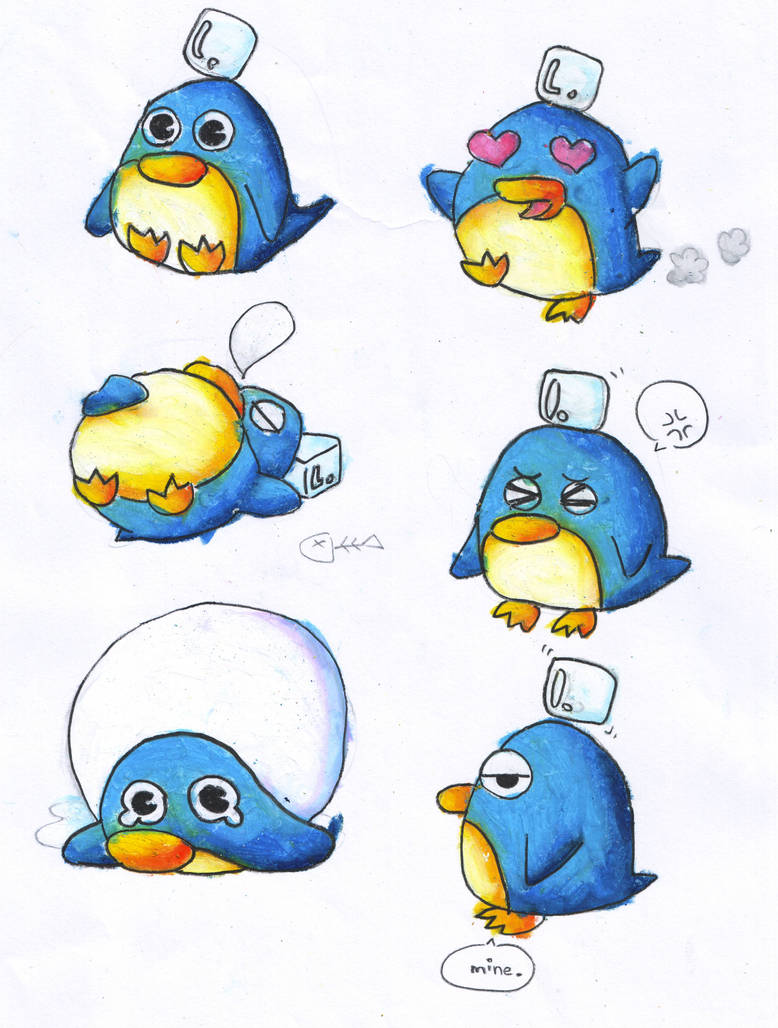 Chibi Penguin Stack Blue chibi penguin by Alice953 on DeviantArt