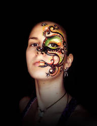 Face Paint - OctoWitch Front