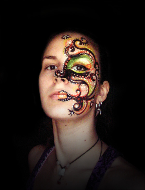 Face Paint - OctoWitch Front