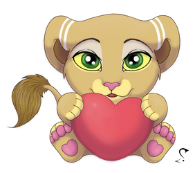 Lioness stiker