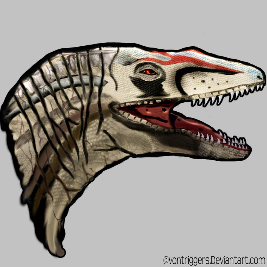 Raptor Headshot by VonTriggers on DeviantArt