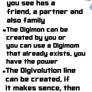 Choosing your Digimon