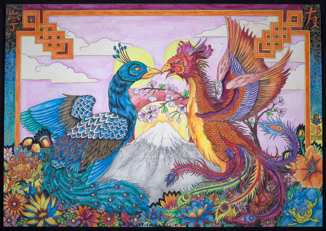 peacock and phoenix by Lord-Rotbart on DeviantArt