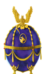 Blue Easter Egg