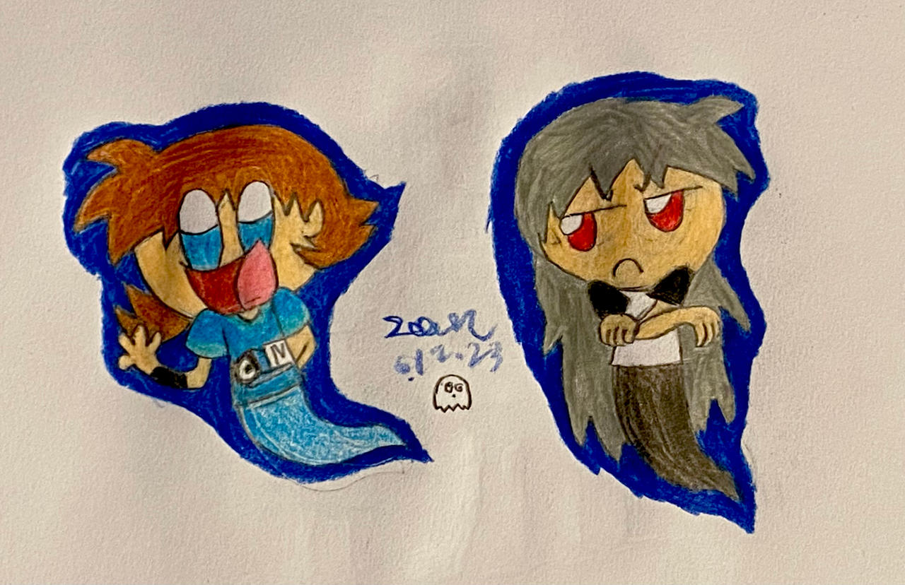 Friendly Ghost vs Scary Ghost by Lapisfan2055 on DeviantArt