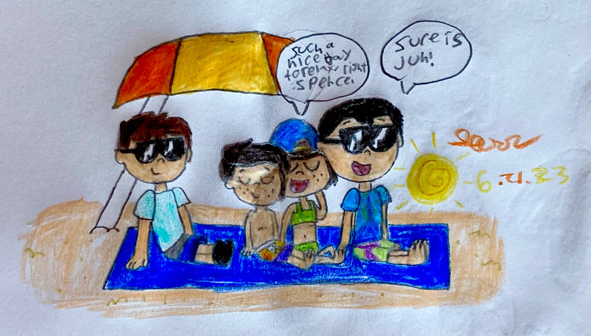 Relaxing At The Beach by Spencer04 on DeviantArt