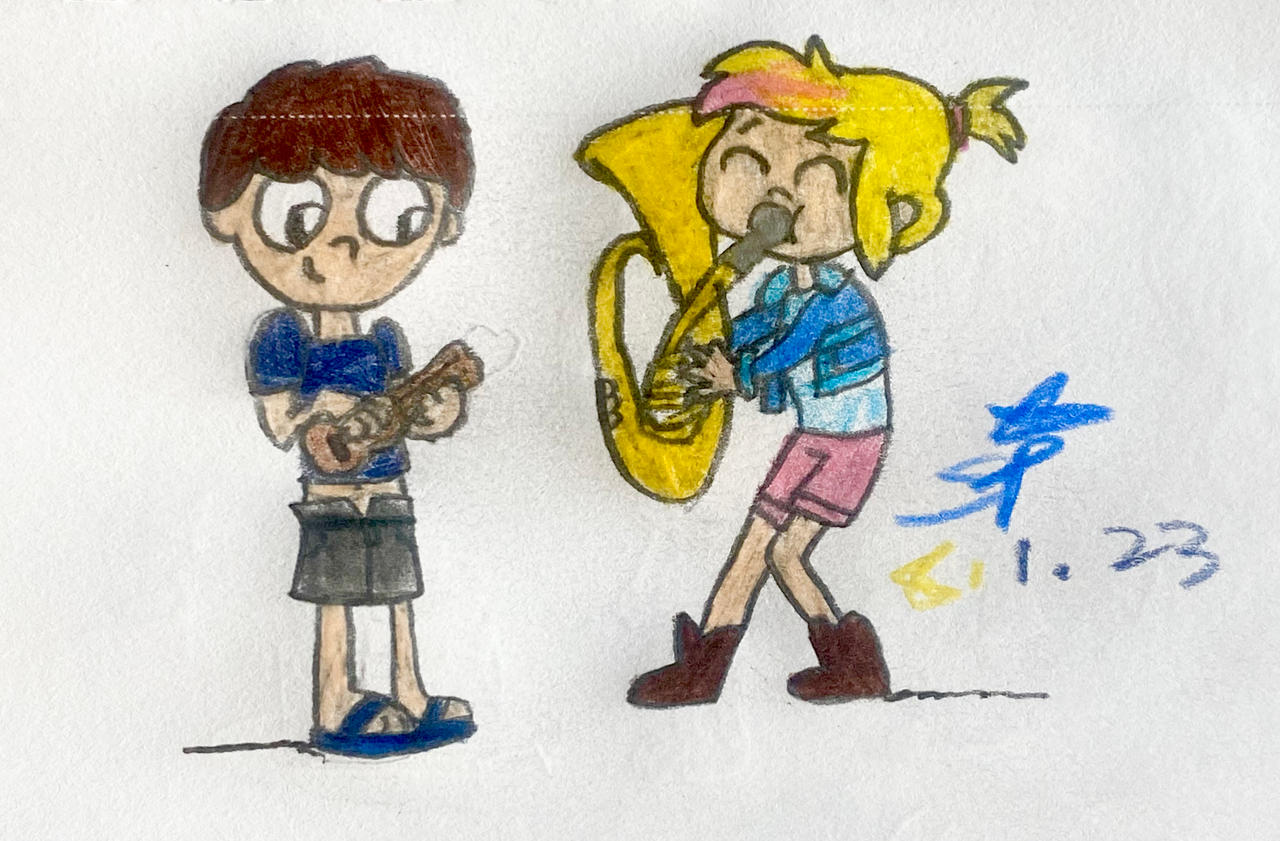 Playing with our Instruments by Spencer04 on DeviantArt