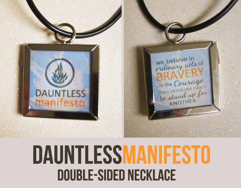 Divergent Necklace Design - Dauntless Manifesto