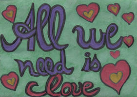 #7 All we need is love