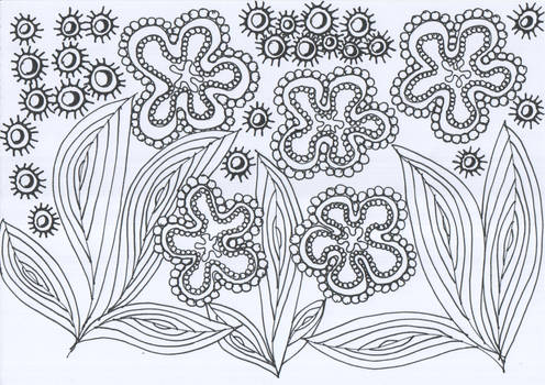 Zentangle inspired Art #5