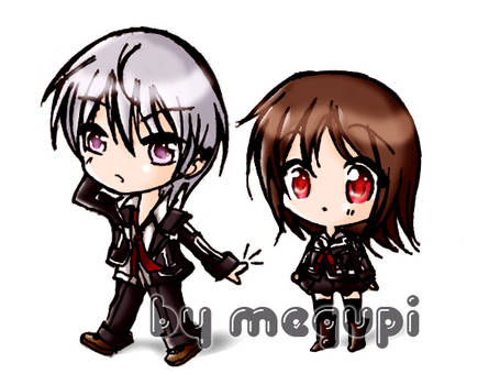 Zero and Yuki . Vampire Knight