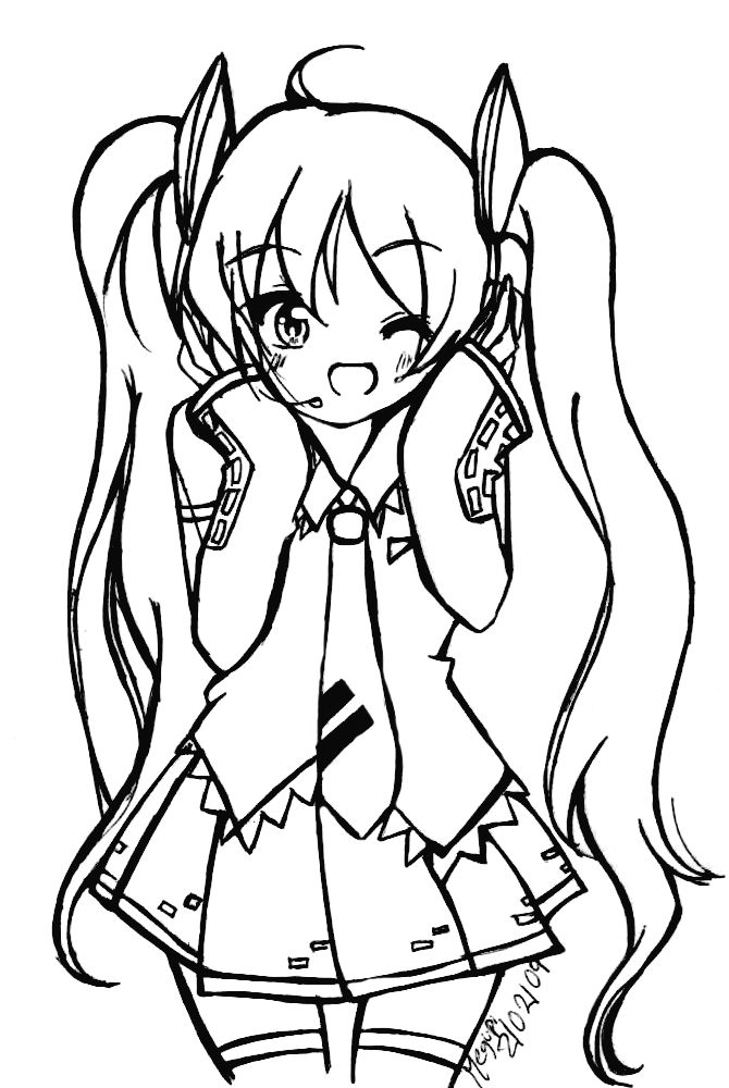 Miku Hatsune FanArt 1 by MegumiLoves on DeviantArt miku-hatsune-fanart-1-by-megumiloves-on-deviantart