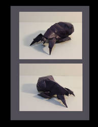 ZERG ORIGAMI - baneling.