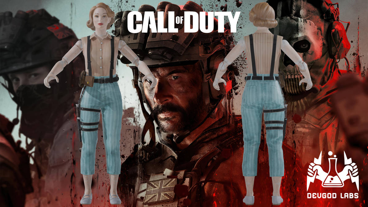Cod Retro Figure Call of Duty - Retro Plastic Girl Doll by DevgodLabs on DeviantArt