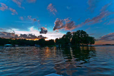 Tennessee Sunset on the lake